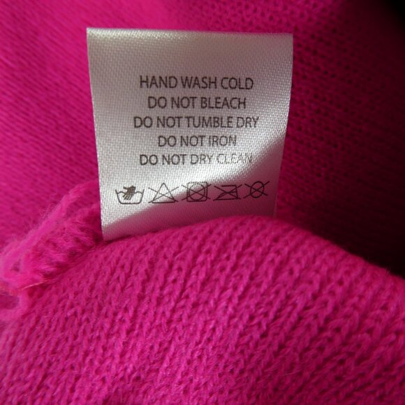 Ed Hardy Love Kills Slowly Fuchsia Beanie One Size 164342 - Picture 7 of 8